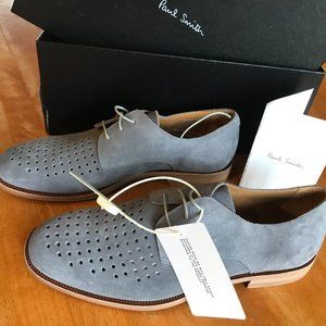 Paul Smith Made in Italy Frank Denim Men's Size 6 Shoes Gray SKXC/MO15/SOF Rare